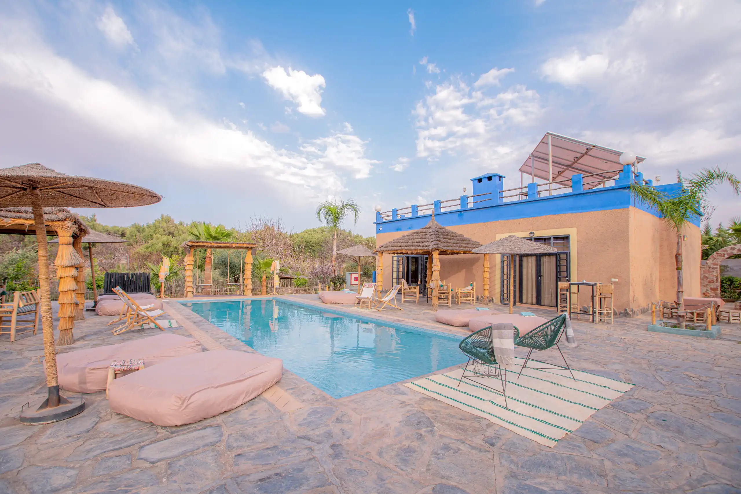 Journée Piscine à La FATTORIA Ecolodge avec transfert privé